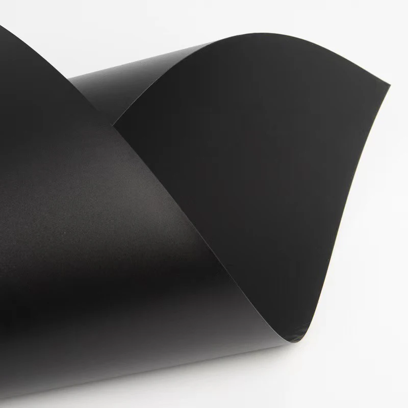 HSQY Polypropylene Plastic Sheet 0.5mm 1mm Recycled Black PP Sheet Roll for Thermoforming