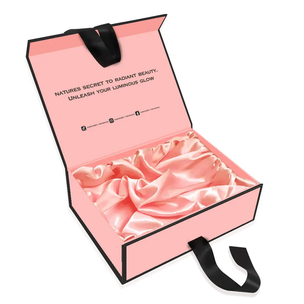 Customized Printed Logo Hair Packaging Box Wig Hair Box Can Be Customized  Logo Brand Black/Brown/