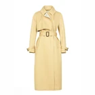Women's Women Women's Trench Coats Thick Warm Overcoat Women's Blended Hot Sale Coat Long Cotton Trench Coat
