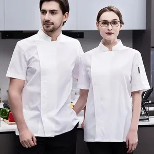 Bragard Cotton Bakery Hotel Restaurant Workwear Kitchen Para Black Cooking Clothes Wear White French Chef Jacket Uniform