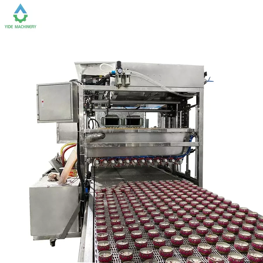 Full Automatic Customer Candle Produce Line with 12 Filling Pumps Filling Machine for Tealigh Glass Candle Suitable for Wax