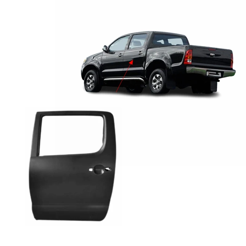 auto parts replacement car body rear door panel for TOYOTA hilux vigo