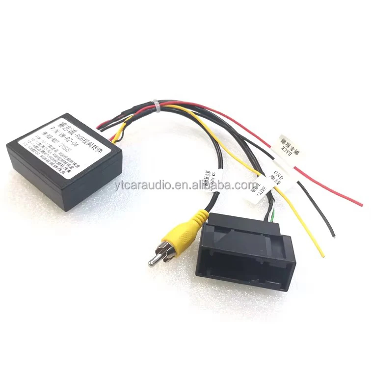 26 PIN RGB to CVBS (RCA) AV Signal Converter Adapter for VW Original Rearview Camera for VW passat CC Tiguan Android DVD