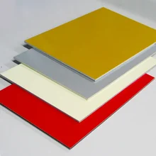 1220x2440x4mm thickness PVDF fireproof wall covering Alucobonds Alu plastic Aluminium composite panel ACP