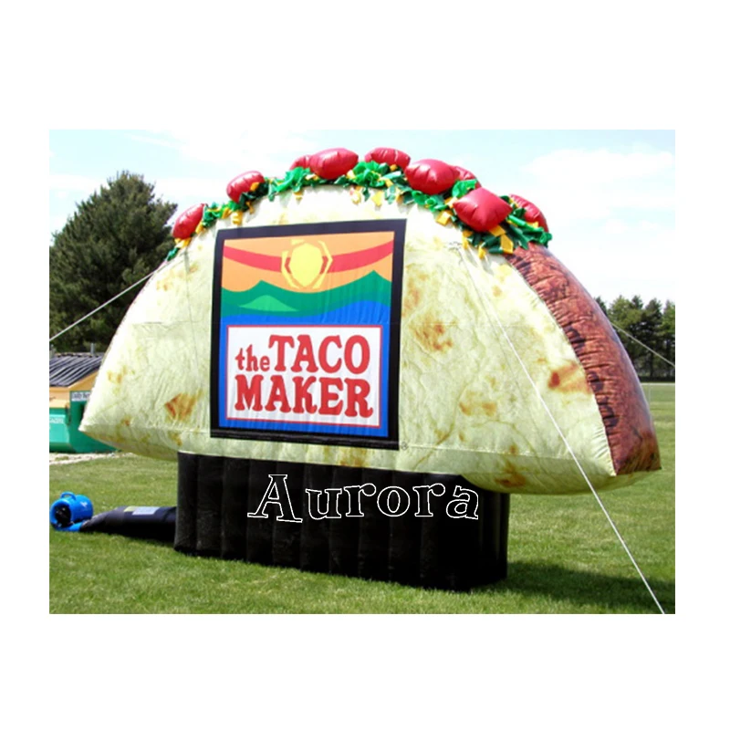 new design advertising inflatable taco maker