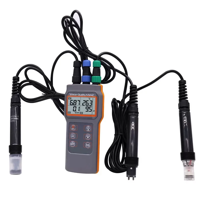 AZ86031 multifunctional water quality detector pH meter dissolved oxygen conductivity salinity test dissolved oxygen meter