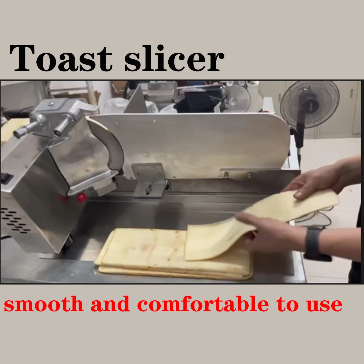 Mini Portable Adjustable Automatic Electric Bread Slicer Manual Hand