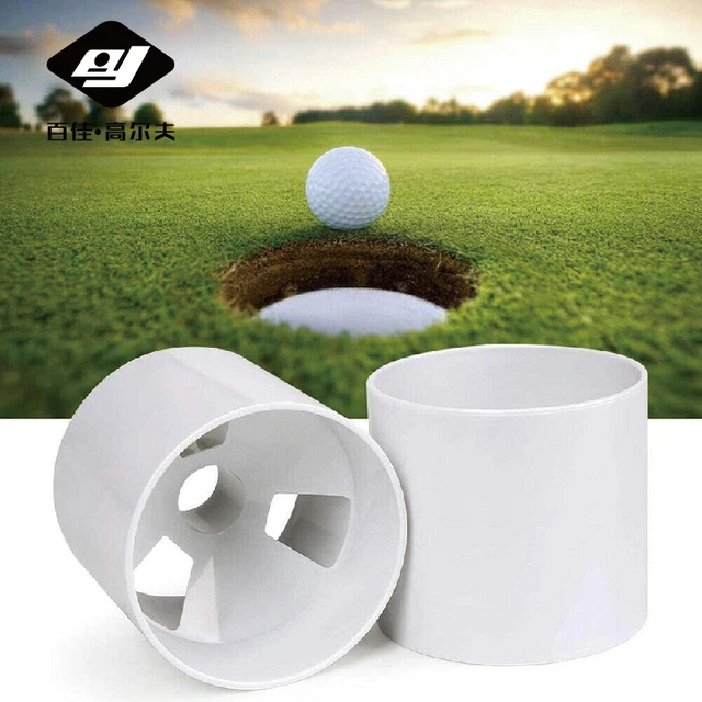 Durable Plastic Golf Hole Cup For Practice Putting Green Cup Outdoor Mini Golf Cups