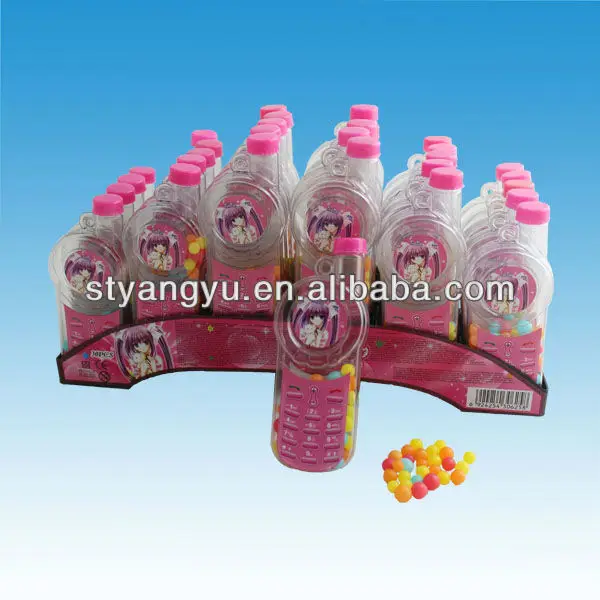 Cell Phone Toy Colorful Rainbbow Round Tablet Candy