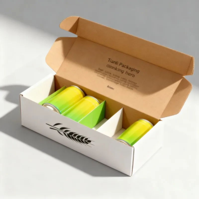 product cheap recyclable customize sturdy mailing glossy laminated corrugated paper box beverage soda water beer juice packaging box-5