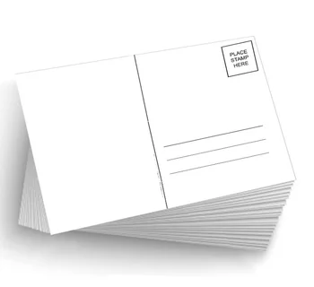 Heavy Duty 14 PT Postcards with Mailing Side Customer DIY Blank Mailable Post Card for All Occasion