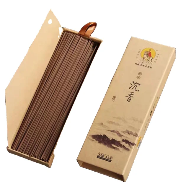 Natural Agarwood Thread Incense with Sandalwood and Ambergris Scent for All Seasons-Fall Spring Summer Winter