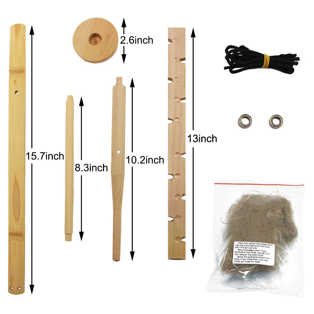 bow drill fire starter kit