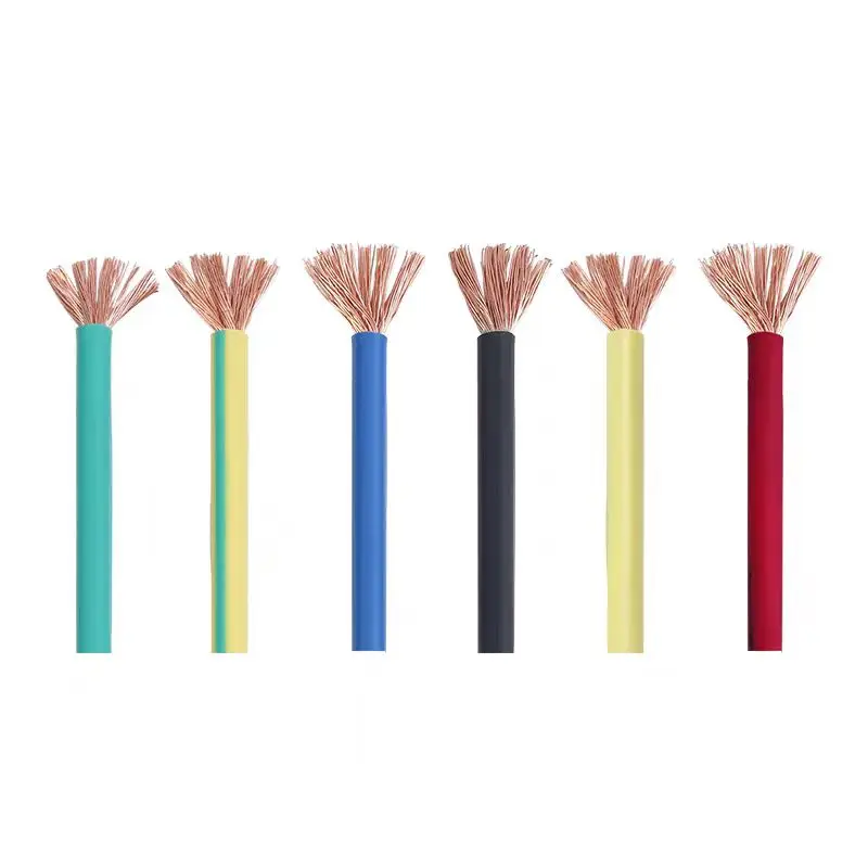 H07V-U/BVR flexible durable high quality portability  wire household cable stranded copper wire PVC sheath   2.5mm 4mm 6mm