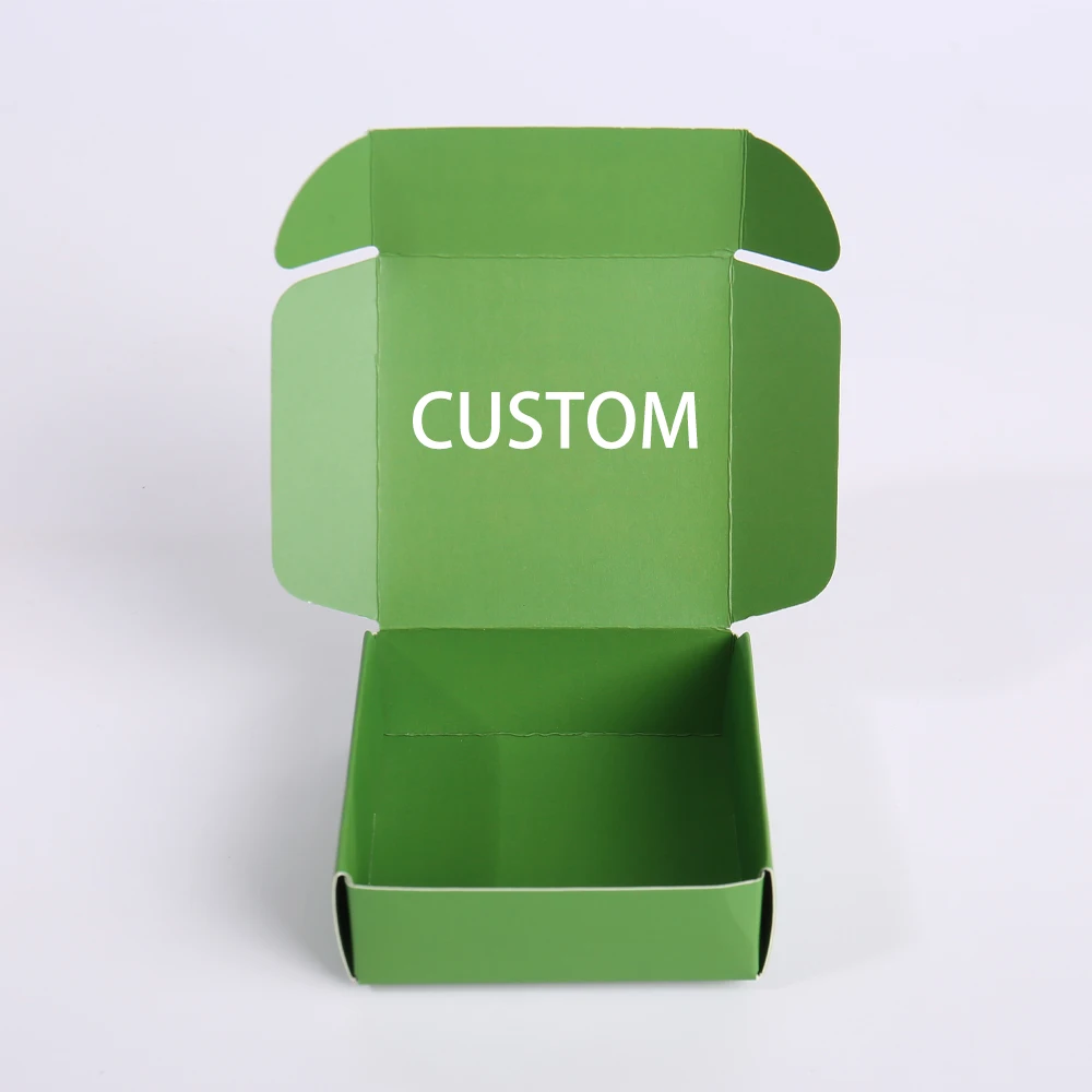 Boîtes-cadeaux jetables pliantes en papier blanc artistique personnalisées avec embossage pour légumes et livraison express