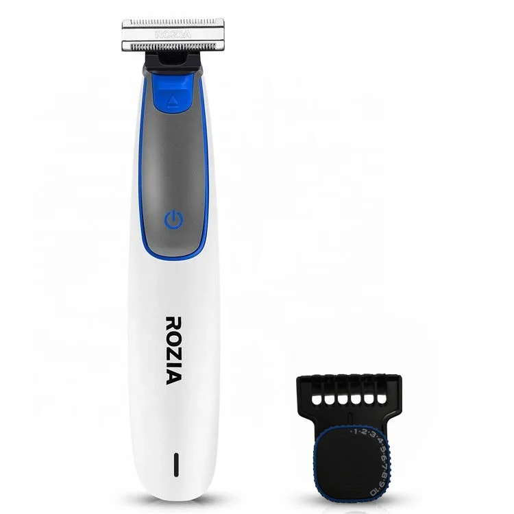 Rozia Usb Rechargeable Hair Trimmer Hair Removal Razor Blade Adjustable  Comb Electric Shavers Beard Trimmer For Men - Buy Electric Hair And Beard  Trimmer,Electric Men Shaver Trimmer,Salon Safe Hair