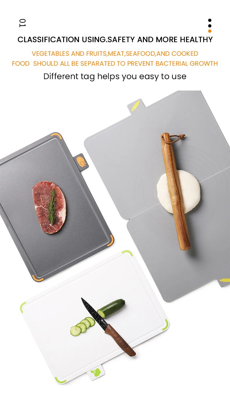 Vacane New Design 3-in-1 Kitchen Cutting Tools Chopping Block Pp ...