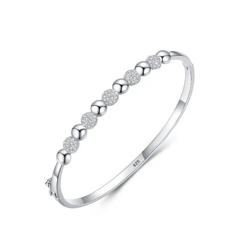 アクセサリー silver 925 simple design bangle 925 Silver Simple Design Bangle – Minimal & Timeless – 925