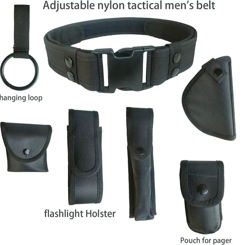 Quick-release Buckle Lightweight Tactical Utility Belt Versatile Security Modular Equipment System Molded Duty Belt