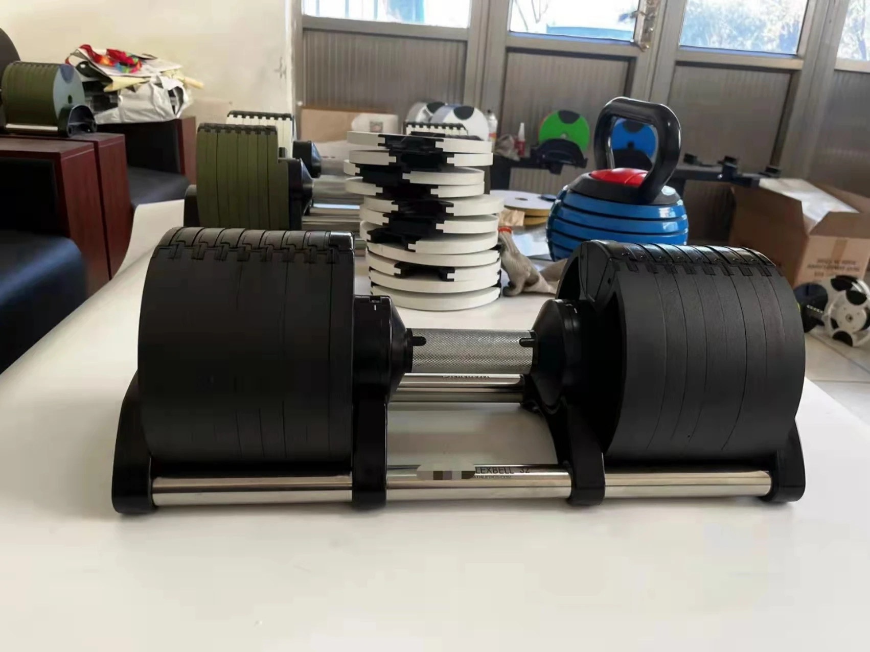 Adjustable Dumbbell - Multi Weight Options with Anti-Slip Handle