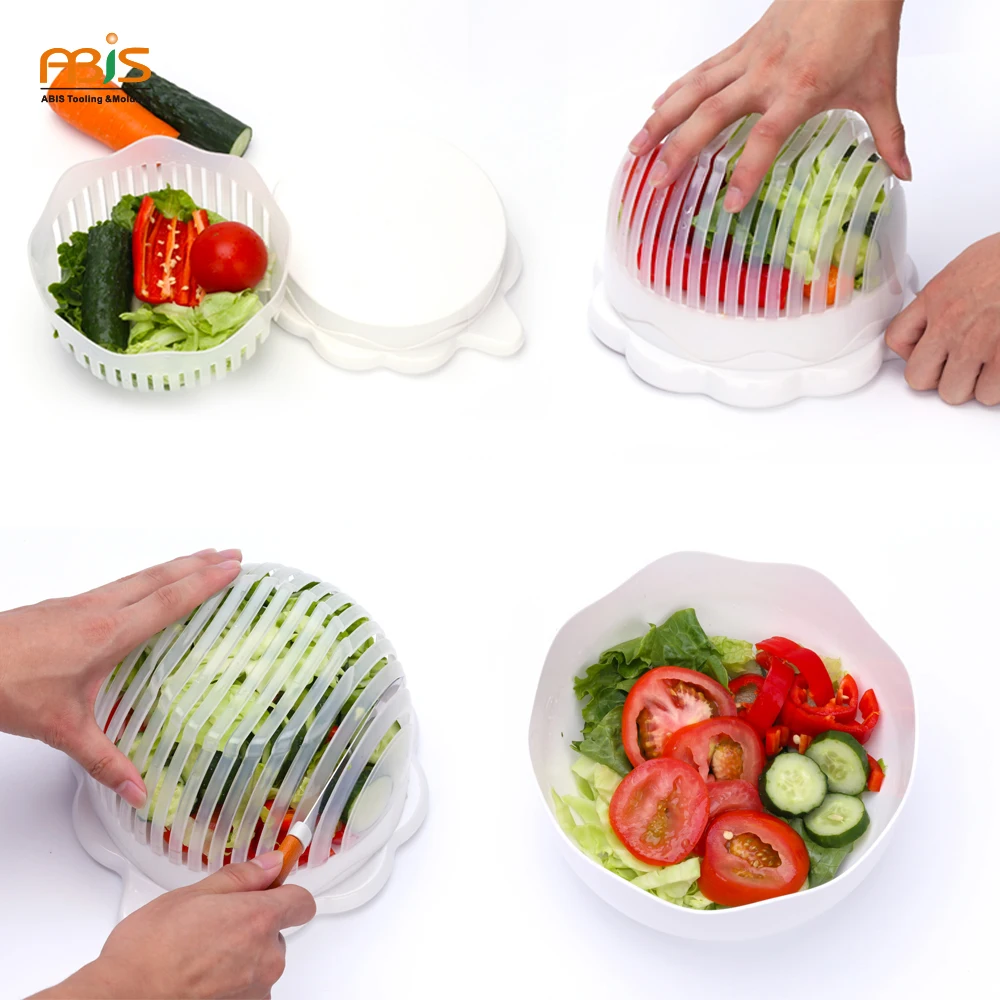 Fast Salad Cutter Bowl Kitchen Accessories Gadgets Easily