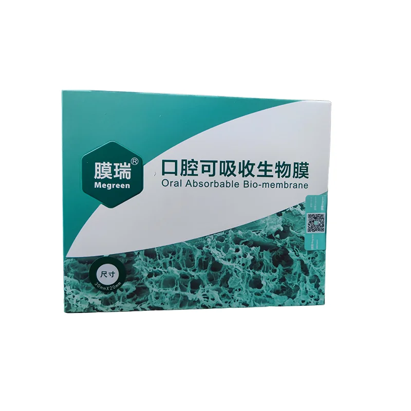 GTR Membrana Medica Adultorum pro Cavitatis Orales Reparatione, Collagenum Absorbibile Biologicum pro Dentali Implantato