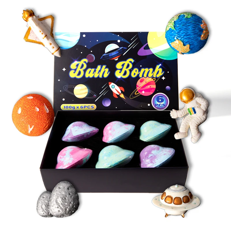 Wholesale Private Label Educational Outer Space Bath Bombs For