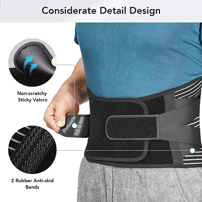 Breathable Waist Lumbar Lower Back Support Belt For Men Women Adult ...