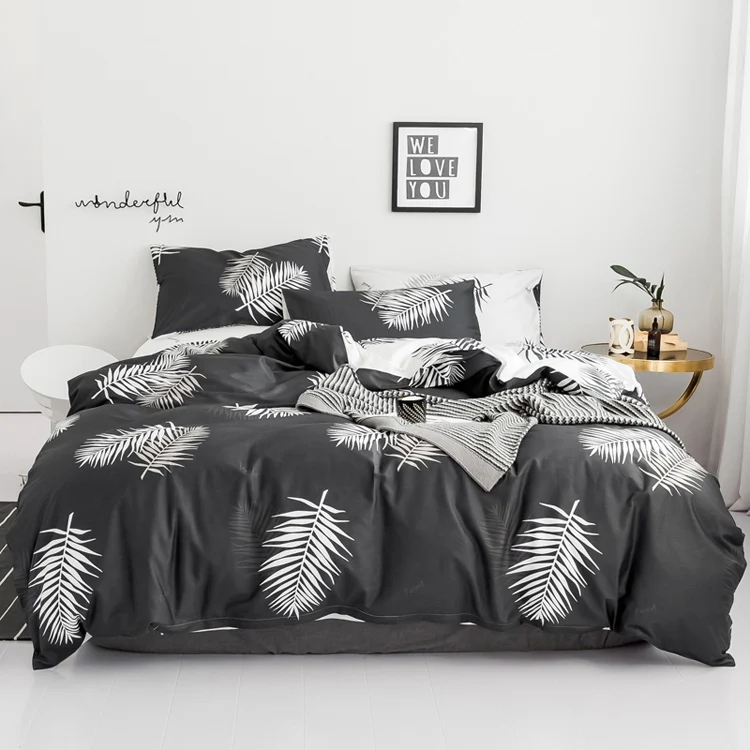 Прямая продажа с фабрики оптовая наборы одеял принтом роскошный комплект постельного белья из