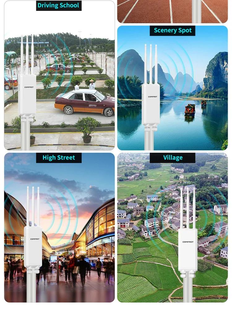 COMFAST Dual Band Outdoor Router CF-EW85 with OpenWRT New Wifi Access ...