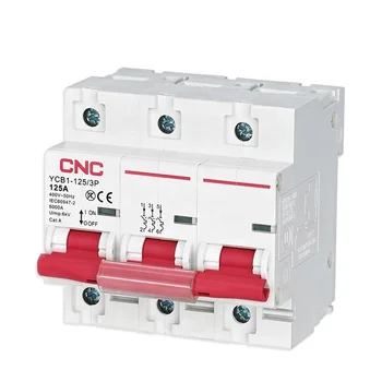 Ycb1-125 Model 125a Mcb 6ka/10ka Circuit Breaker 1p 2p 3p 4p Miniature ...