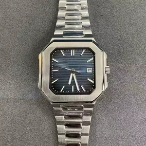 2026 New Luxury Classic Stainless Steel square Men's Mechanical Watch Waterproof Luminous Display Classic Retro Automatic Watch