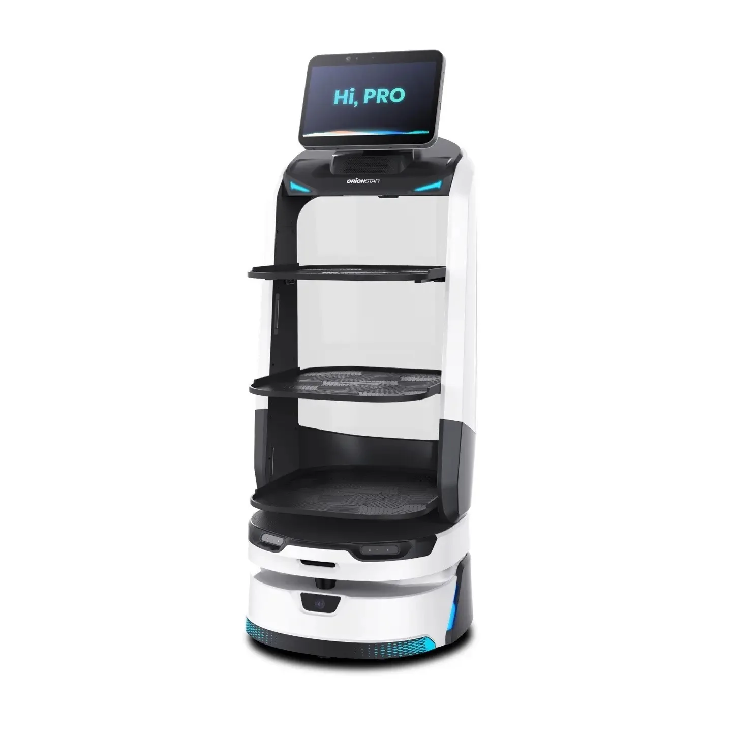 Lucky Leopard Pro Grand robot intelligent pour livraison automatique de repas, hôtellerie, restauration commerciale, robots de service client