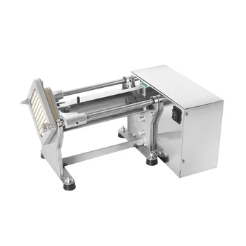 Electric Commercial Potato Chip Cutter French Fries Cutting Machine Stainless Steel Vegetable Fruit Shredding Slicer