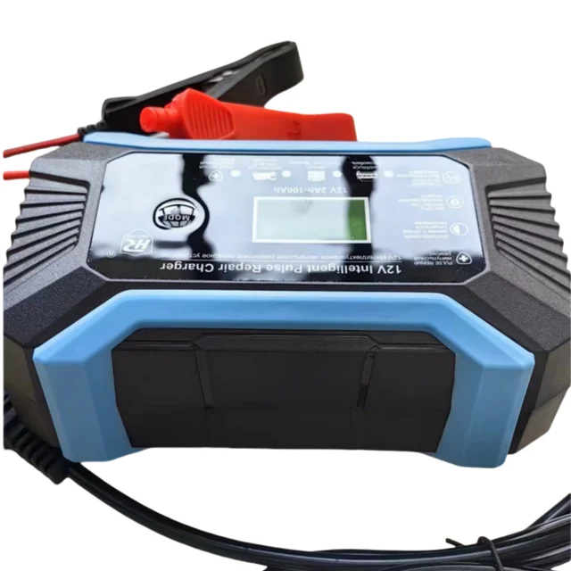 Factory Hot Sale E-Fast new car battery charger 12V6A smart Pulse Repair battery charger for motorcycle AGM GEL WET