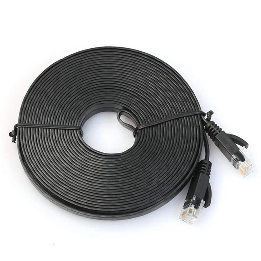 Free Sample Ultra Slim Flat UTP patch cable cat6 8P8C RJ45 Ethernet cat6 Patch Cable