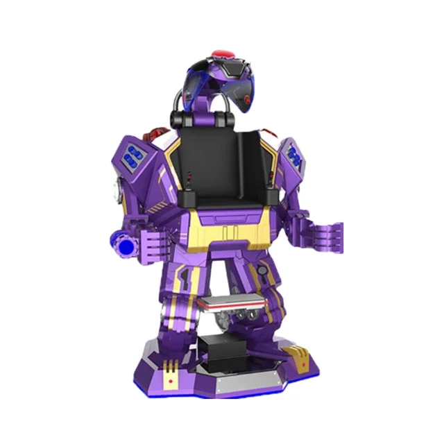 battery operated battle king robot with fighting mode walking robot ride for playground