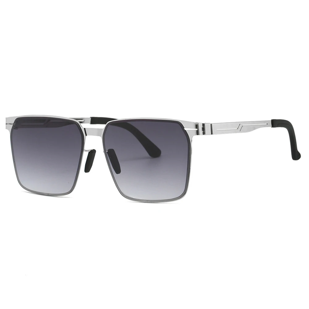 NWOGLSS 9388 Quality Custom Metal Frame Shades 2024 Trendy Designer Sunglasses