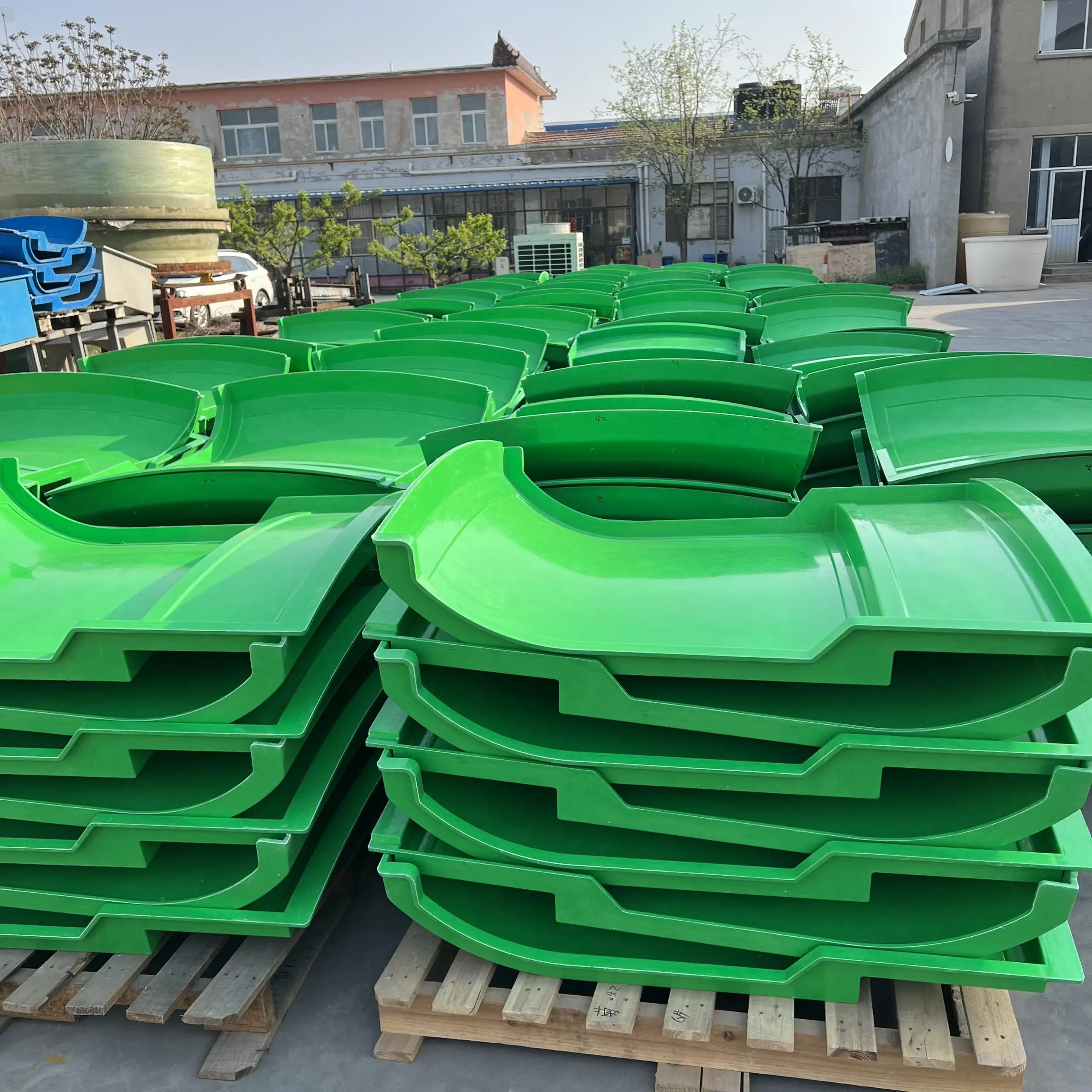 Cooling Tower Fiber Reinforced Glass FRP Fan Stack Cooling Tower FRP ...