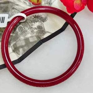 Birthday Talisman Jewelry Prajnaparamita Heart Sutra Carving Wristband High Mineral Content Cinnabar Bracelet