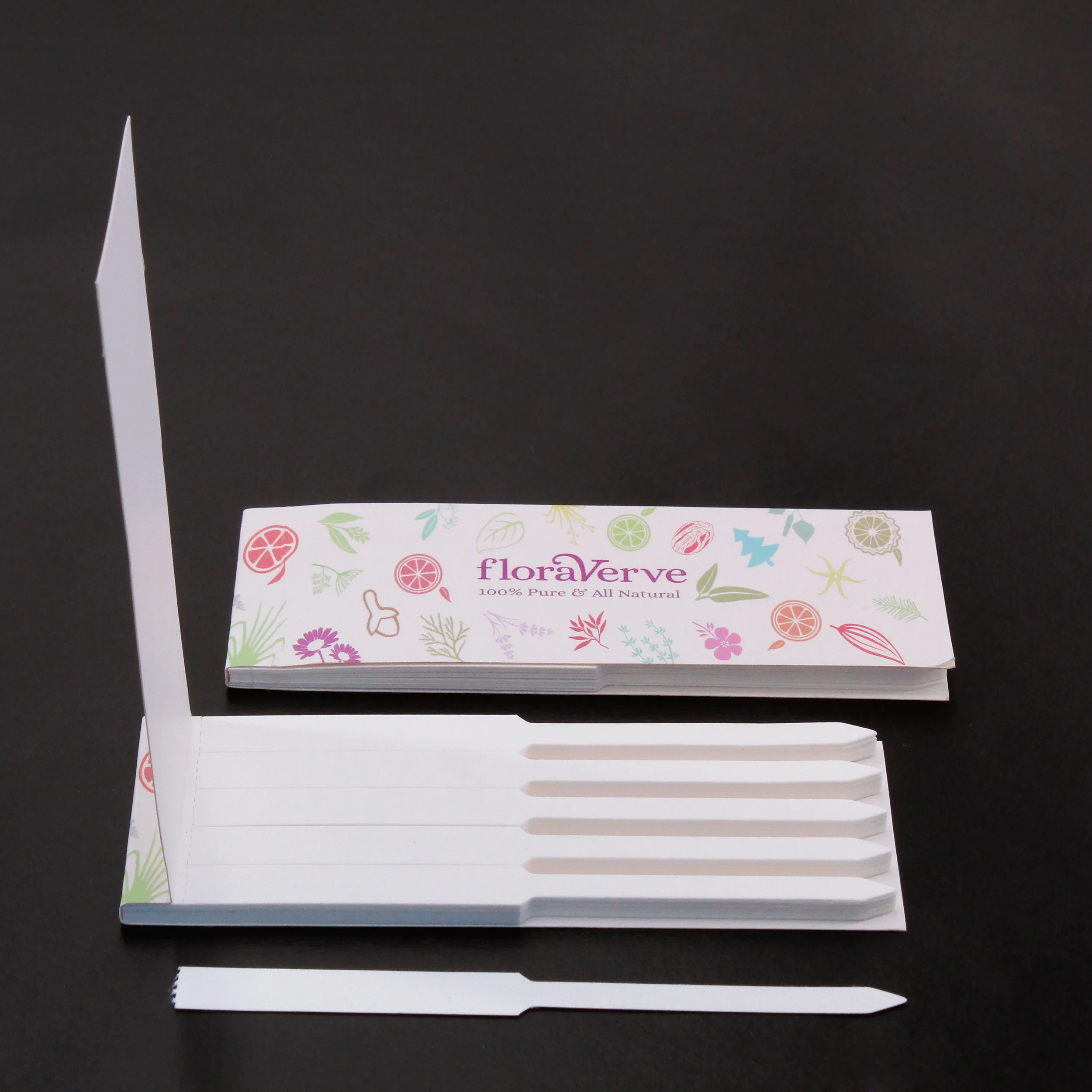 High Quality Customized Scent Paper Test Card Boxed Fragrance Blotter in Various Shapes Factory Supplied Wholesale