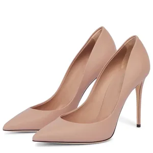 Heeled Pumps 10 CM Stiletto Pointed Toe Office Ladies Heels Women High Heel Dress Shoes