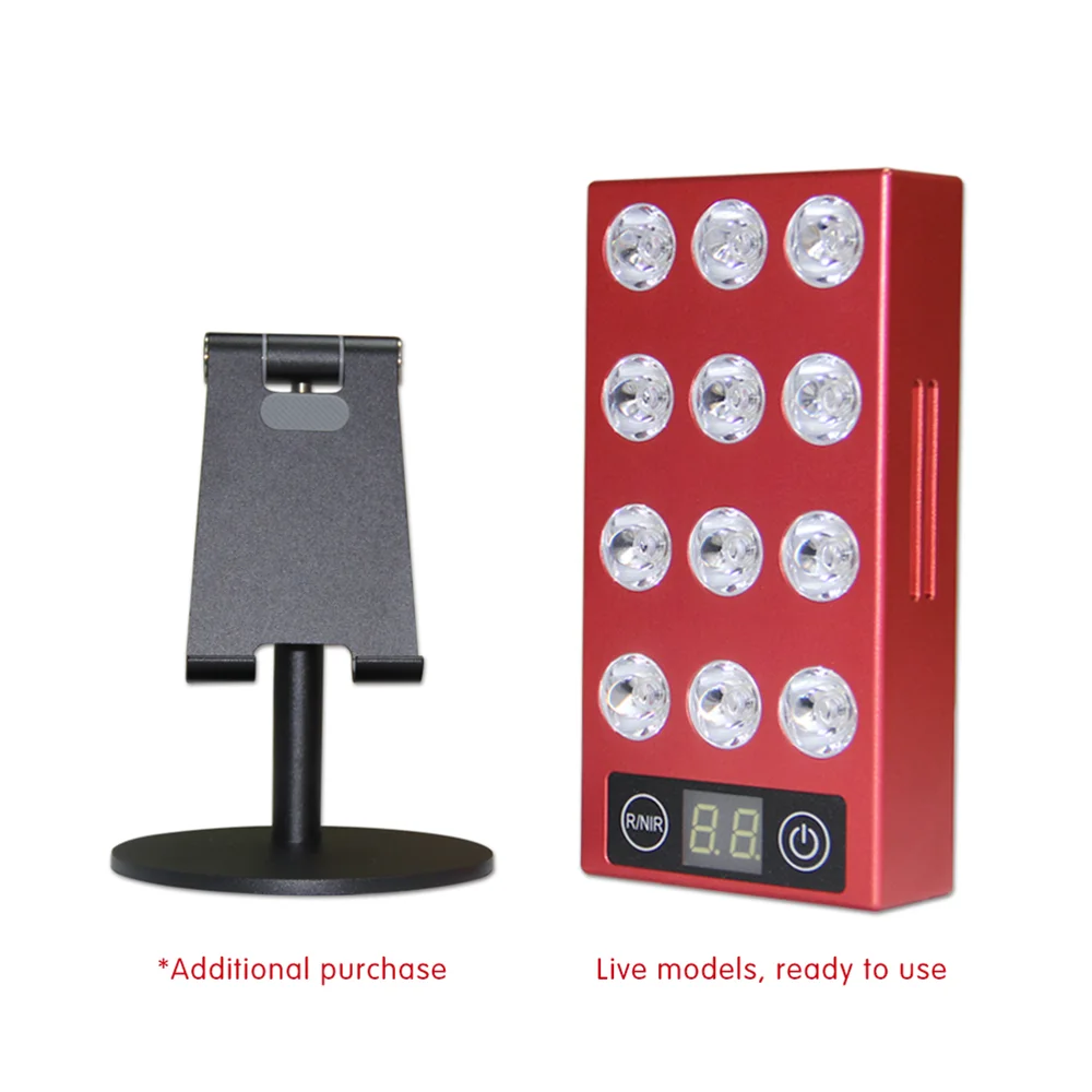Ideatherapy Model RTL12  Portable Handheld 850nm 660nm  Led Light Therapy Devices  Aluminum Shell Red Light Therapy Panel