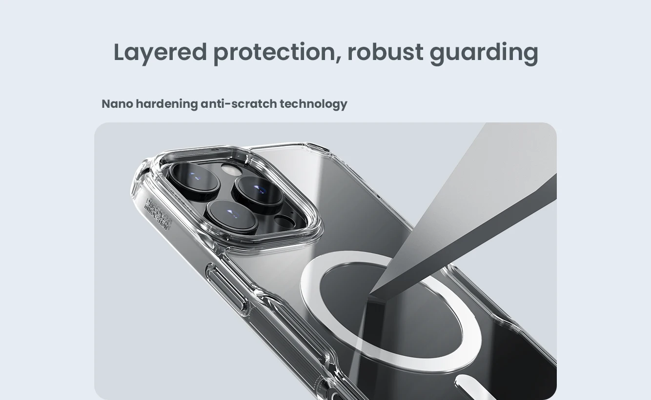 Nillkin Nature TPU Pro Magnetic Case for iPhone 15 Pro Max | Nillkin Case for Iphones 16 - 16 Pro Max | Nillkin Nature TPU Pro Magnetic Case for iPhone 15 Pro Max | Nillkin