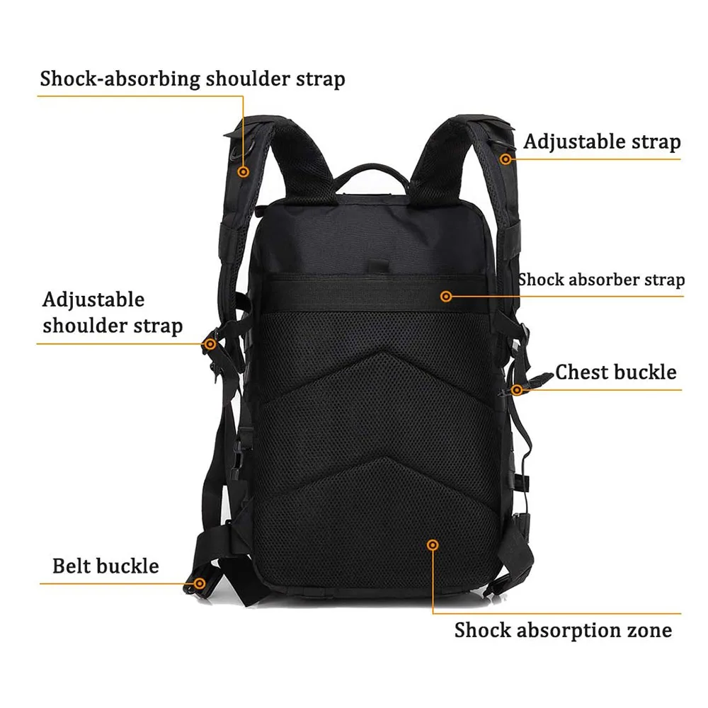FREE SAMPLE Practical Assault Backpack Creative Large Bag Training 3 Day Assault Bag
