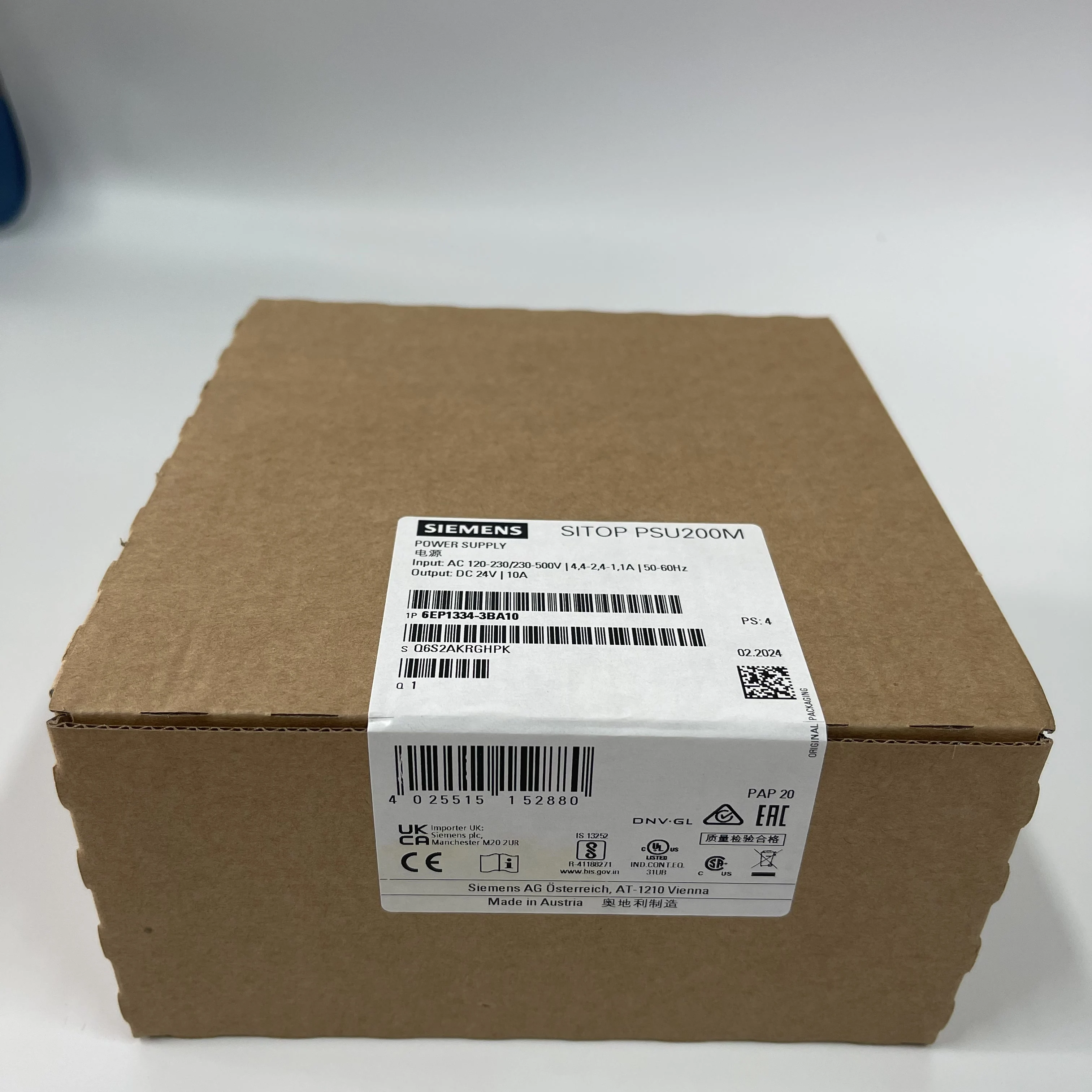 Siemens Power Supply SITOP Series 6EP1334-3BA10 Siemens Power Supply SITOP Series 6EP1334-3BA10