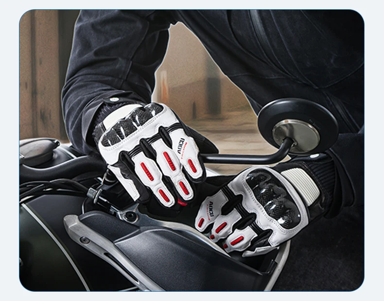 AOCU Unisex Motorcycle Racing Gloves Outdoor Motorcycle Gloves  Adjustable Wrist Strap Non Slip Hand Gloves For Sport Cycling manufacture