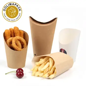 China Kraft Paper French Fries Box Cone Oil Proof Suppliers, Manufacturers  - Factory Direct Wholesale - GREENJOY