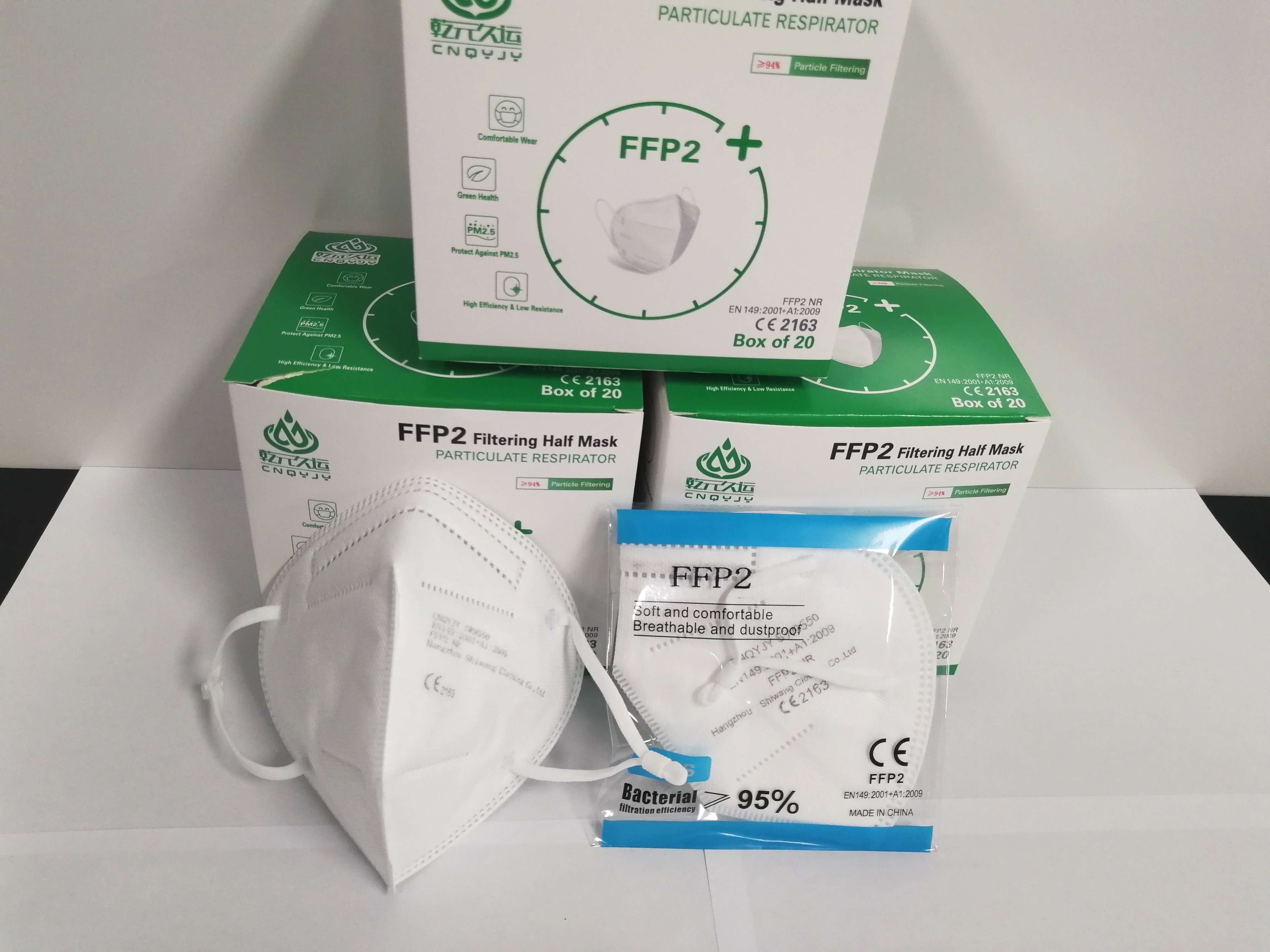 
2020HOT sale cotton disposable FFP2 face masks with CE in low price 