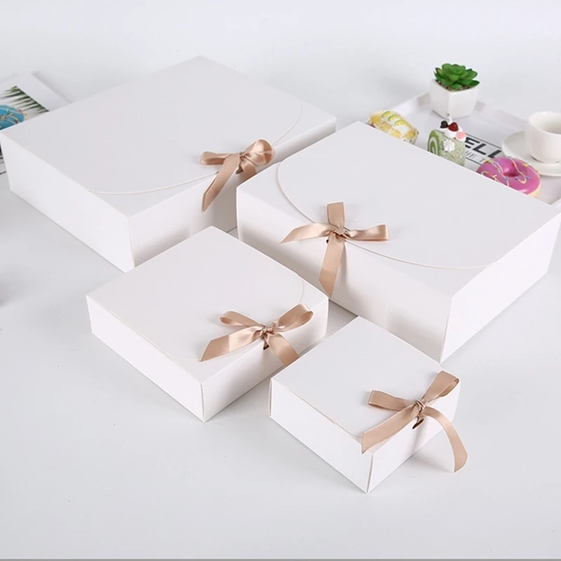 Kraft Gift Box Event & Party Supplies Packaging for Wedding Birthday Handmade Candy Chocolate gift package box